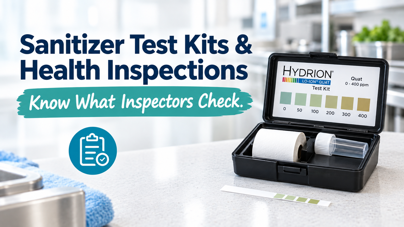 Sanitizer Test Kit Inspection Guide